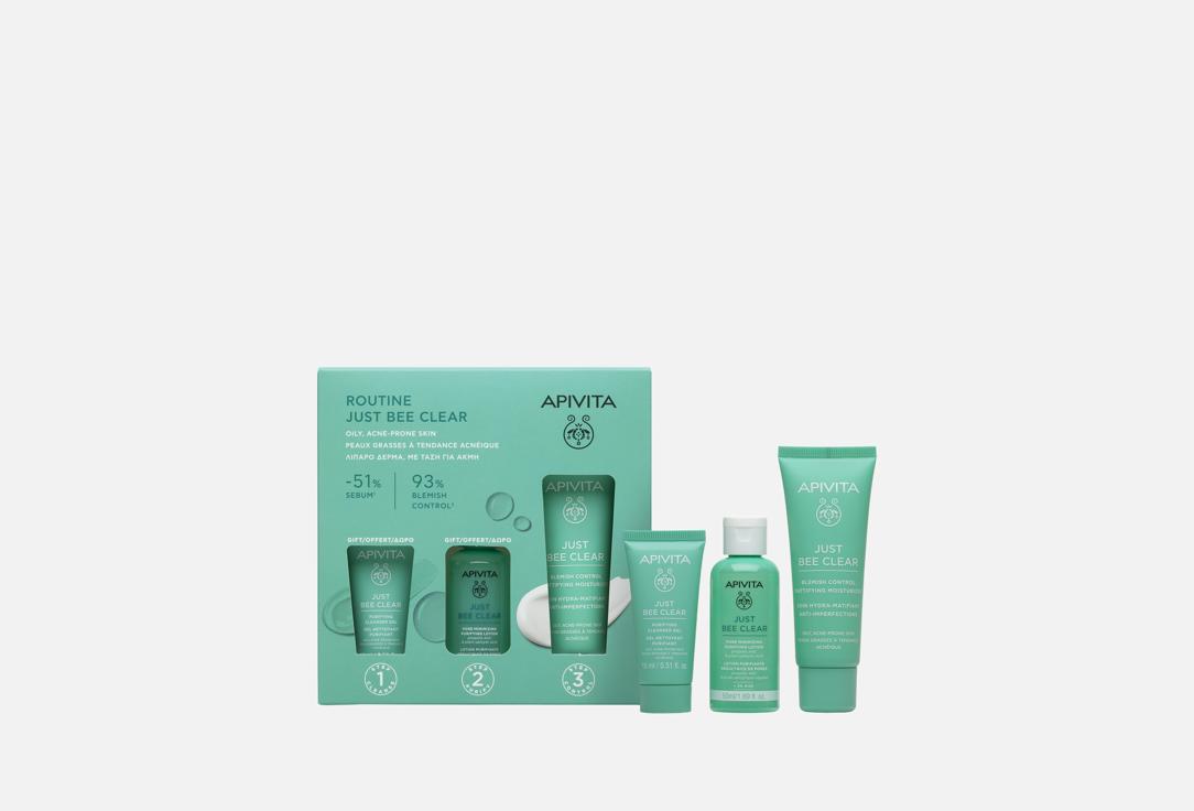 Изображение товара Набор уходовых средств APIVITA JUST BEE CLEAR для ухода за проблемной кожей