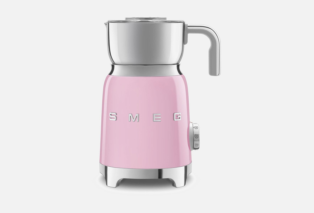 Изображение товара Вспениватель молока SMEG MFF11PKEU стиль 50-х годов мощность 500 Вт нержавейка