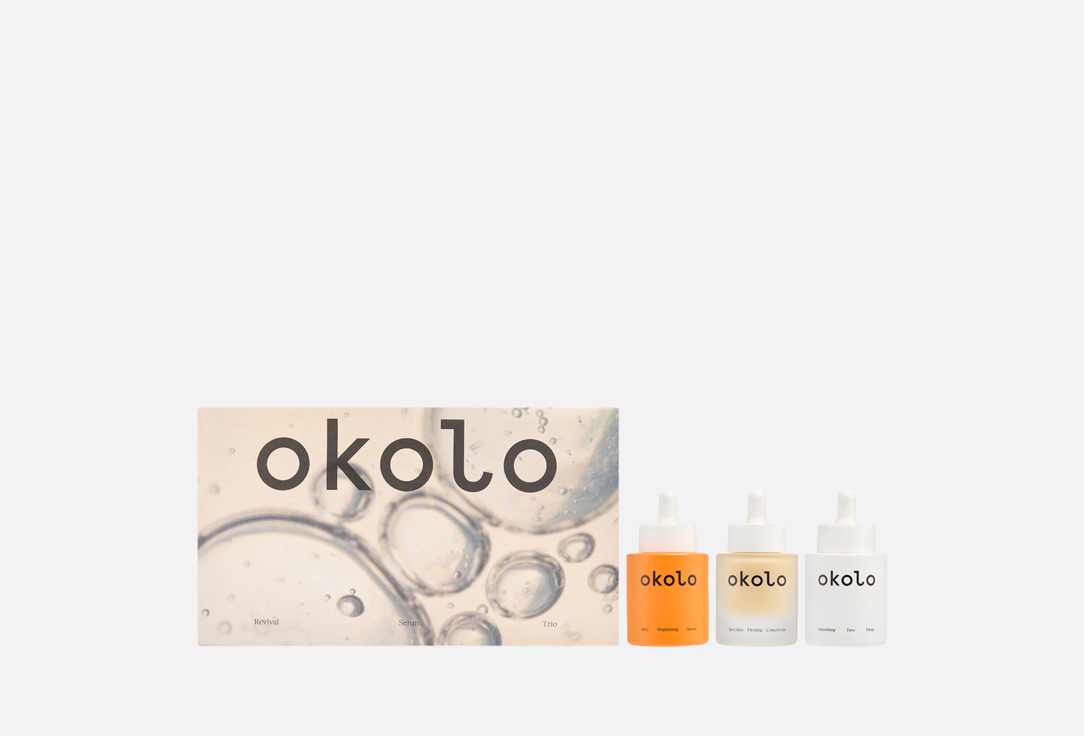 Изображение товара Набор сывороток OKOLO Revival Serum Trio для упругости и сияния кожи
