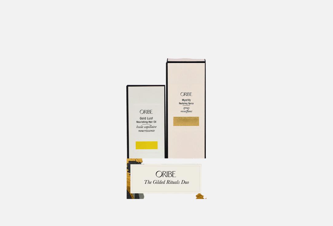 Изображение товара Подарочный набор для ухода за волосами Oribe The Gilded Rituals Duo с маслом и спреем