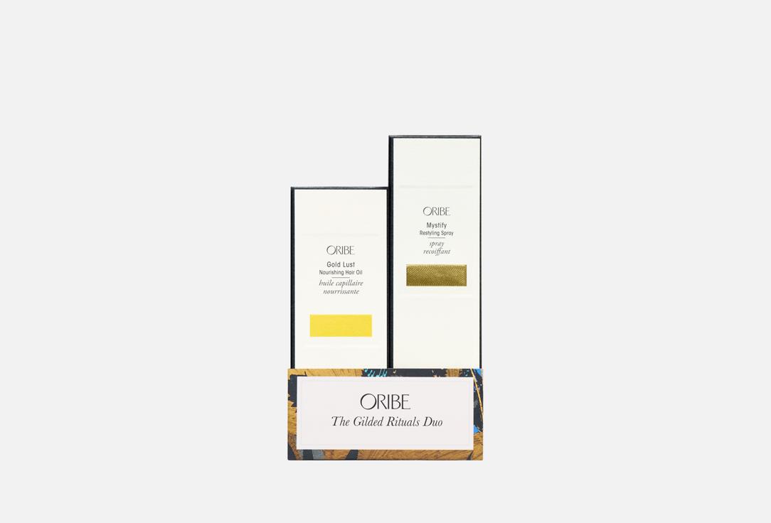 Изображение товара Подарочный набор для ухода за волосами Oribe The Gilded Rituals Duo с маслом и спреем