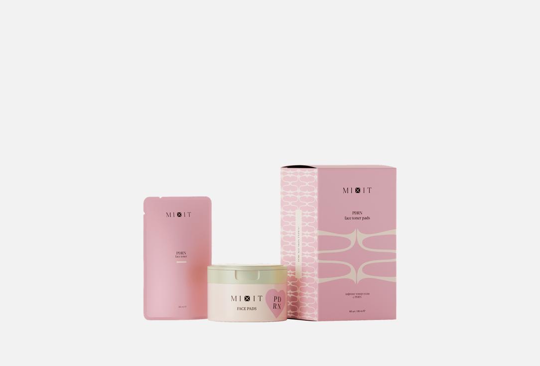 

Лифтинг-тонер-пэды для лица MIXIT, PDRN 60 шт