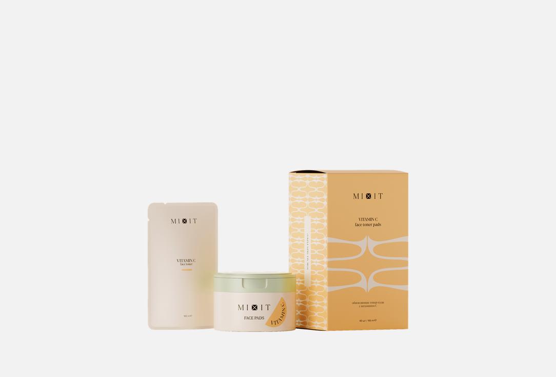 

Обновляющие тонер-пэды для лица MIXIT, Vitamin C 60 шт