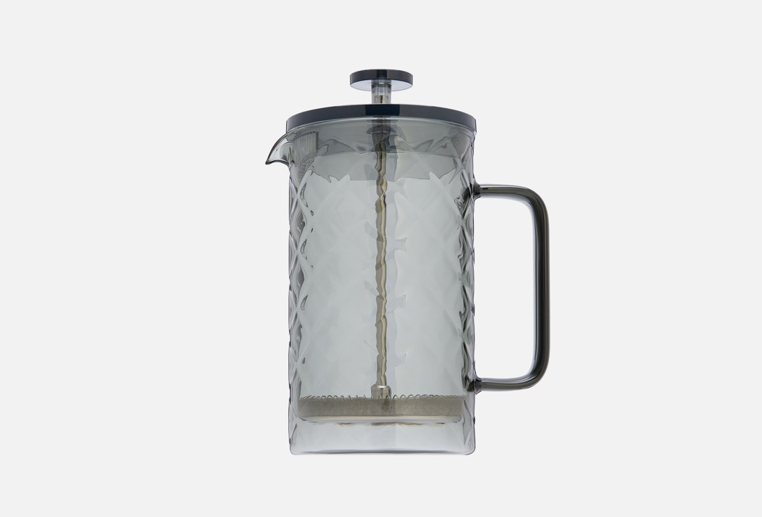 Изображение товара Френч-пресс Regent inox Linea FRANCO 600 мл из боросиликатного стекла и нержавеющей стали