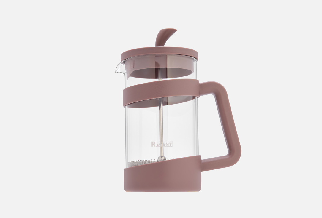 Изображение товара Френч-пресс Regent inox Linea 600 мл из боросиликатного стекла с нержавеющим фильтром