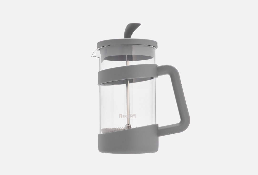 Изображение товара Френч-пресс Regent inox Linea 600 мл из боросиликатного стекла для кофе и чая