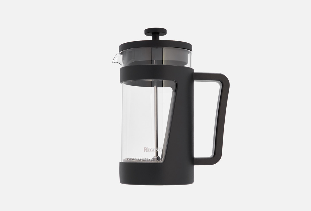 Изображение товара Френч-пресс Regent inox Linea 1000 мл из боросиликатного стекла и нержавеющей стали