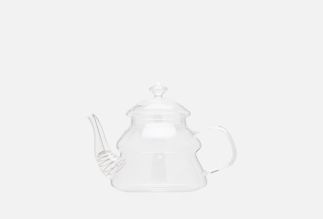 Изображение товара Заварочный чайник Regent inox Linea FRANCO из боросиликатного стекла и нержавеющей стали 850 мл