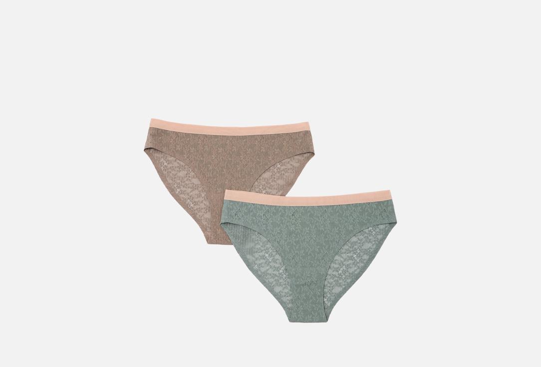 Изображение товара Набор трусов-слипов со средней посадкой Belle YOU Lace Flower