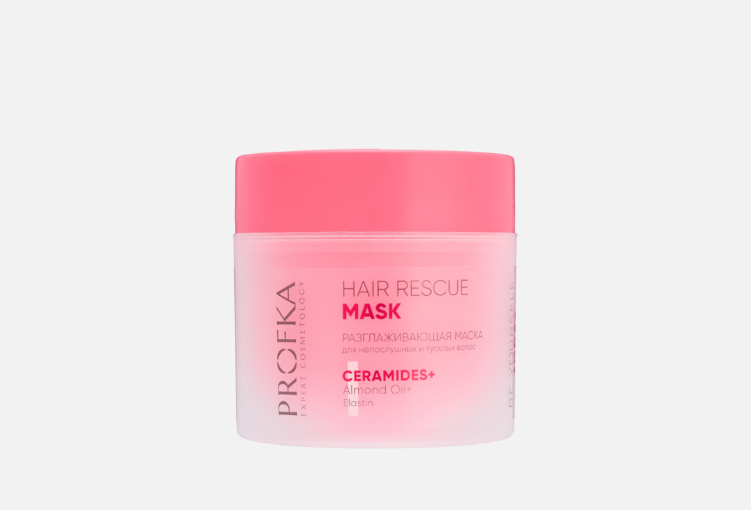 Изображение товара Разгладивающая маска для волос PROFKA hair rescue 300 мл восстановление и увлажнение