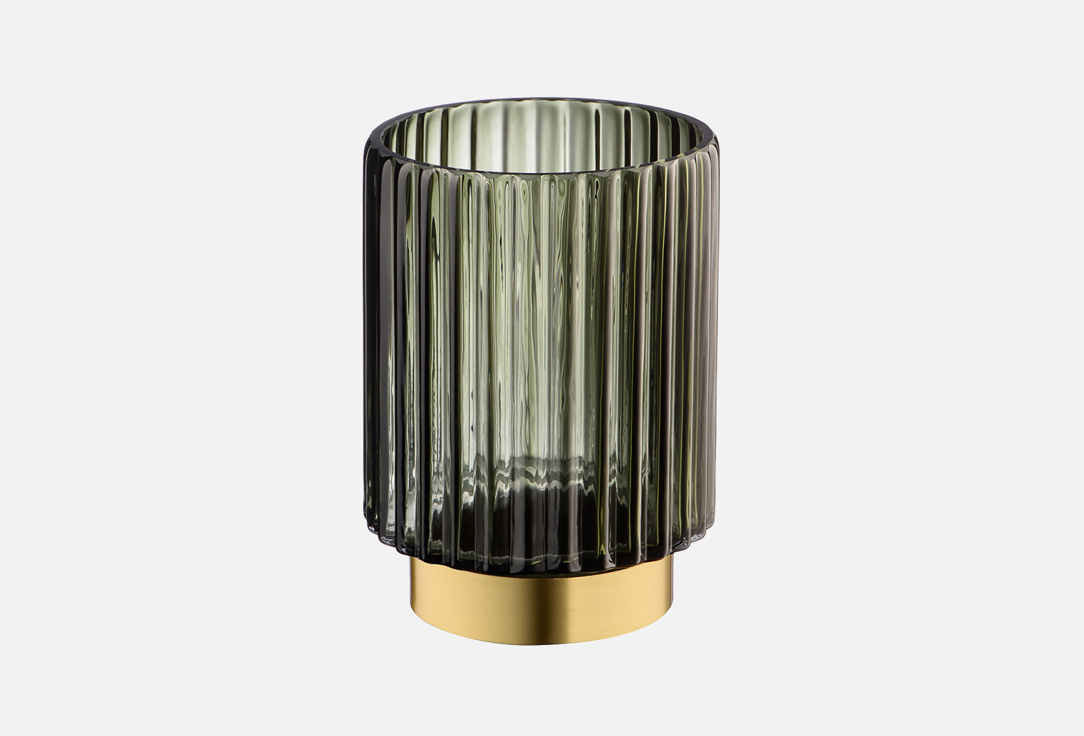 

Декоративная ваза ВЕЩИЦЫ, Серый, С золотым напылением, Д145 Ш145 В180, серый 1 шт