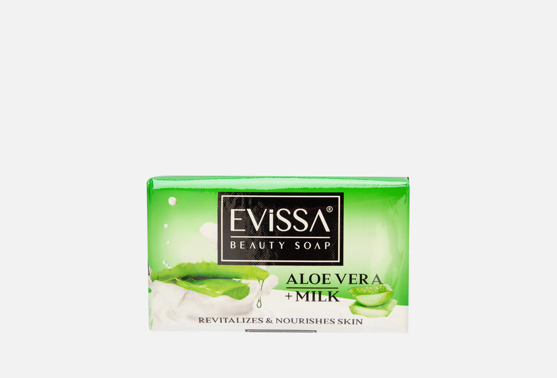 

Туалетное мыло EVISSA, Aloe Vera + milk 125 г