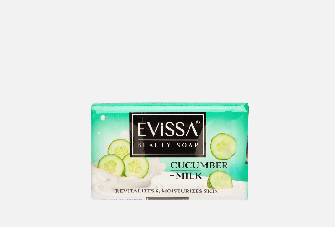 

Туалетное мыло EVISSA, Cucumber + milk 125 г
