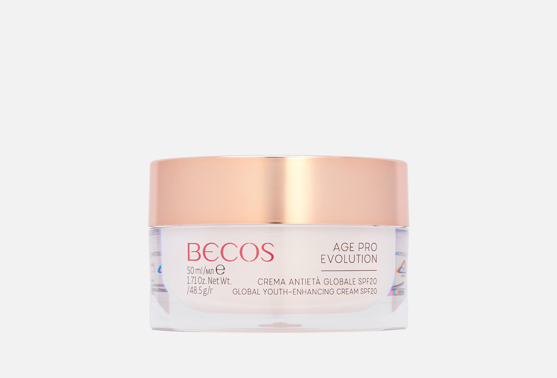 Изображение товара Антивозрастной крем для лица BECOS AGE PRO EVOLUTION SPF 20 50 мл