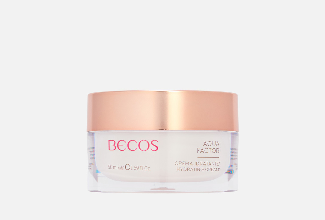 Изображение товара Увлажняющий крем для лица BECOS AQUA FACTOR 50 мл для сухой кожи