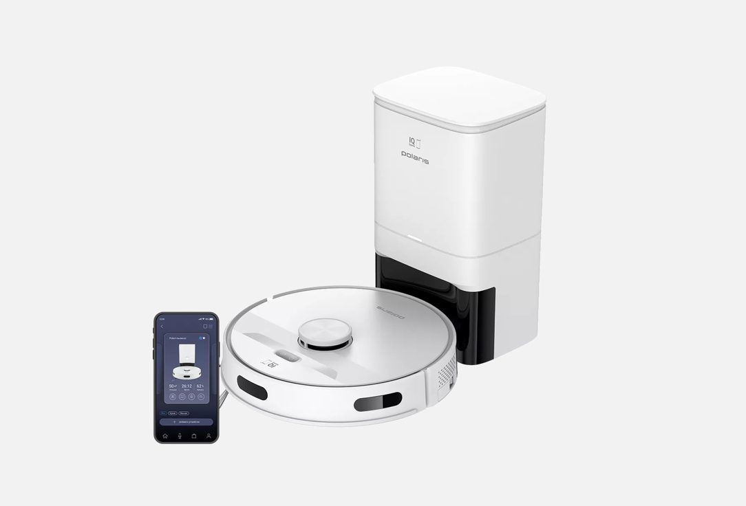Изображение товара Робот-пылесос с пыленакопителем Polaris PVCRDC G2 6002 WIFI IQ Home
