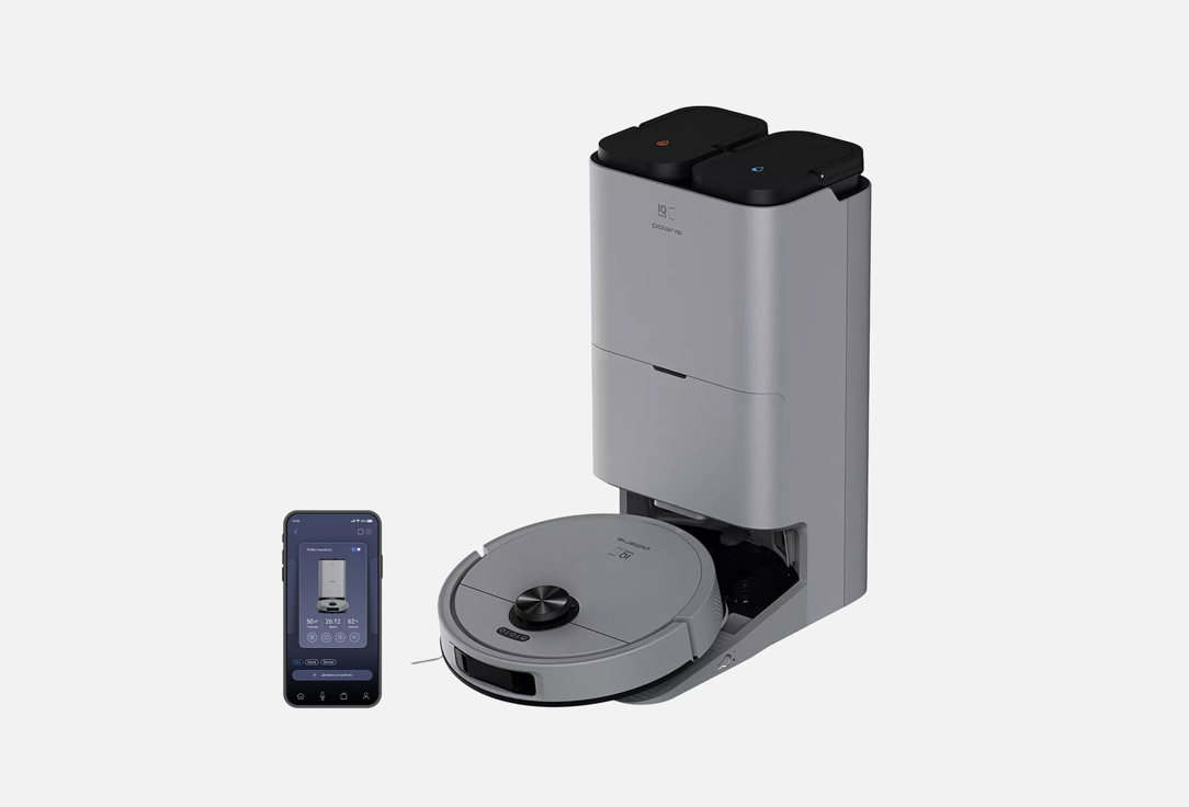 Изображение товара Робот-пылесос Polaris PVCRAC 7790 Wi-Fi IQ Home станция самоочистки