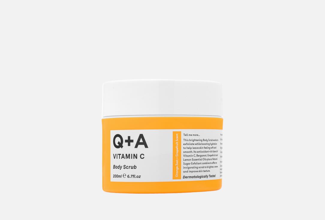 Изображение товара Сахарный скраб для тела Q+A Vitamin C с цитрусовыми маслами 200 мл