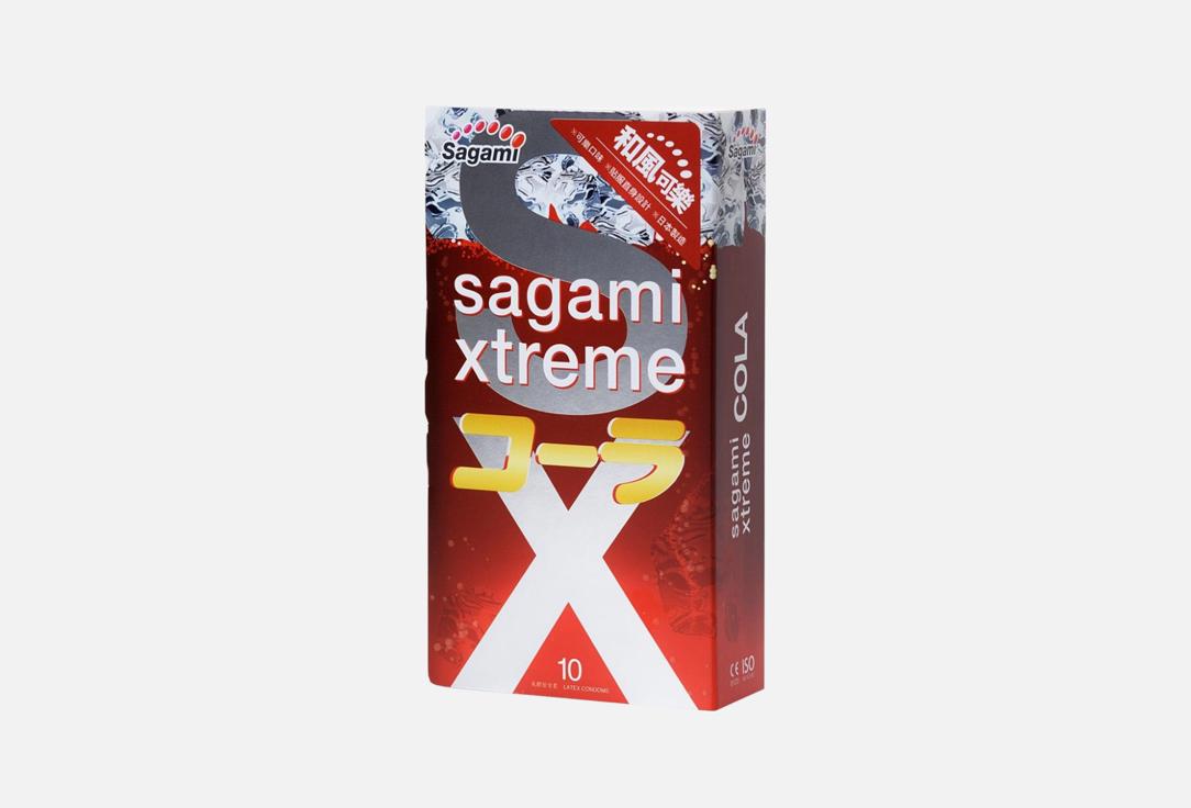 Изображение товара Латексные презервативы Sagami Xtreme Cola ультратонкие со вкусом колы 3 шт