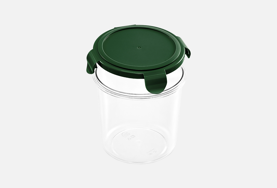 

Пластиковый контейнер для хранения продуктов PRAGMA, Зеленый, Luvold, тёмно-зелёный 1 шт