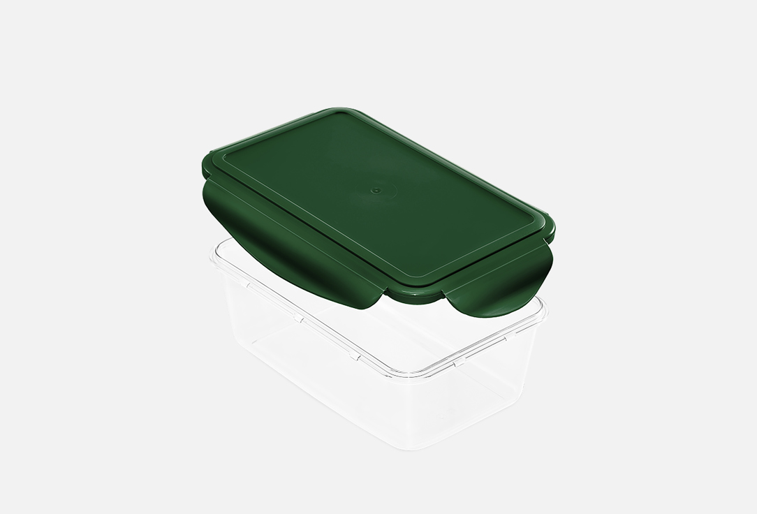 

Пластиковый контейнер для хранения продуктов PRAGMA, Зеленый, Luvold, тёмно-зелёный 1 шт