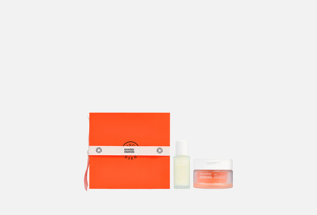 Изображение товара Набор уходовых средств MONDAY MUSEUM для лица с сывороткой и пэдами натуральный