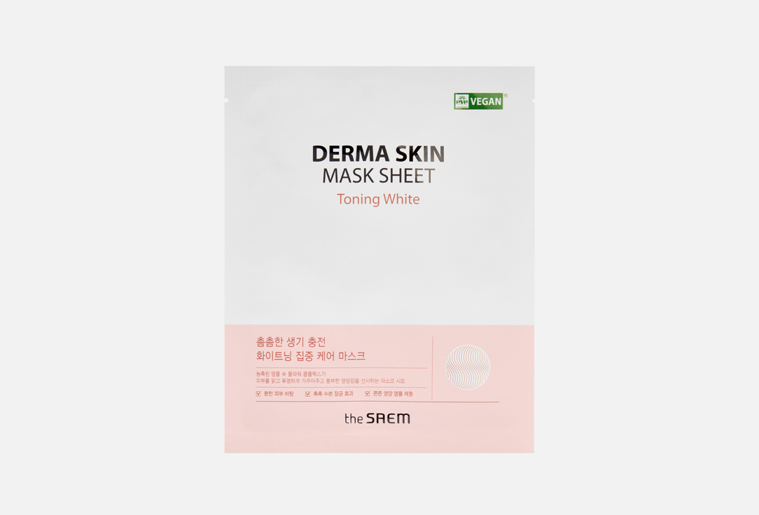 

тканевая маска для лица THE SAEM, Toning White 1 шт