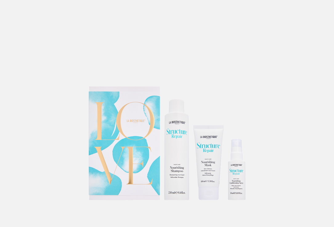 

Набор для восстановления сухих и повреждённых волос LA BIOSTHETIQUE, Structure Repair 3 шт