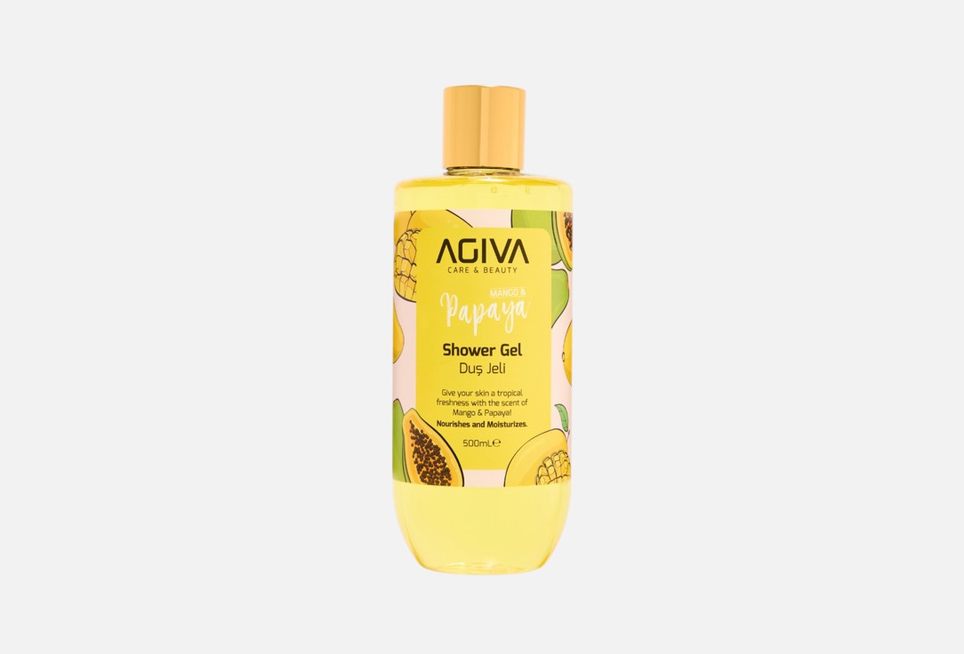 

Гель для душа AGIVA, Mango Papaya 500 мл