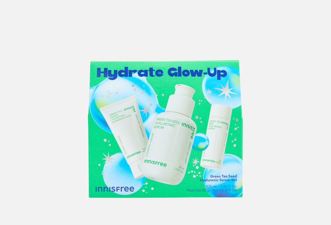 Изображение товара Подарочный набор средств для сияния кожи лица Innisfree Green tea seed