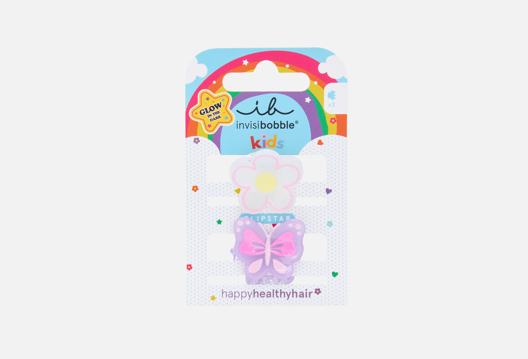 Изображение товара Детские заколки-крабики Invisibobble Happy Flower для причесок