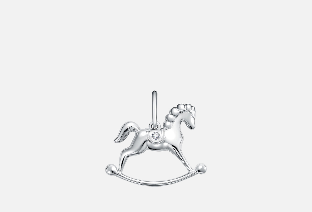 

Подвеска Серебряная SILVERME, Лошадка с крупным камнем 1 шт