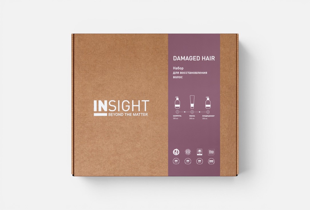 

Подарочный набор для ухода за волосами INSIGHT PROFESSIONAL, Damaged Hair 3 шт