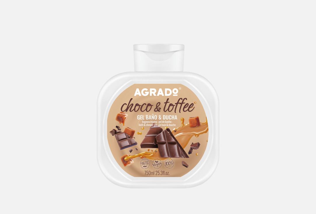 Изображение товара Гель для душа AGRADO CHOCO & TOFFEE 750 мл с ароматом шоколада и тоффи