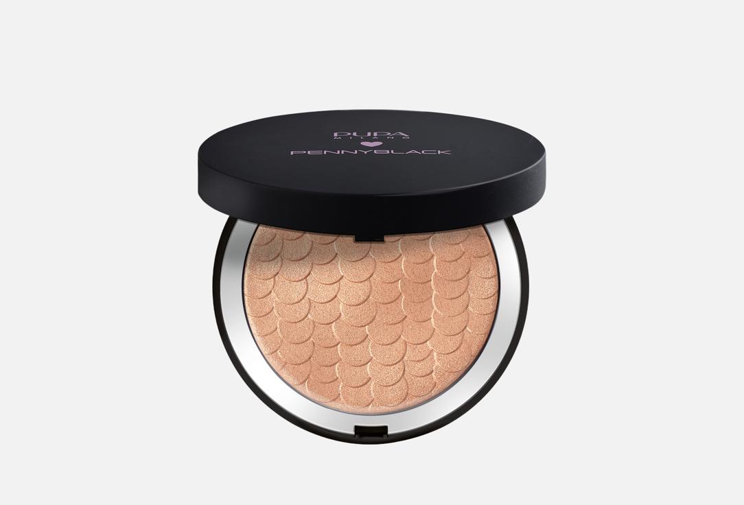 

Пудровый хайлайтер для лица PUPA, Золотой, Pennyblack 9.5 г