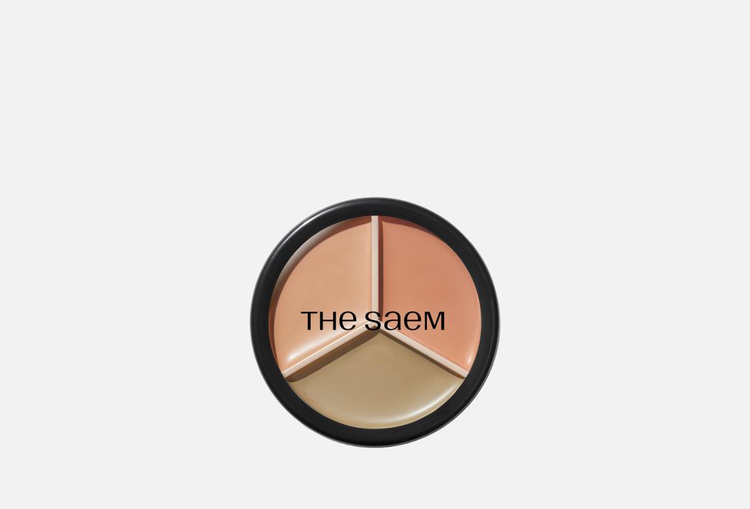 Изображение товара Трехцветный консилер для лица THE Saem Cover perfection 12.4 г универсальный корректор для несоверш