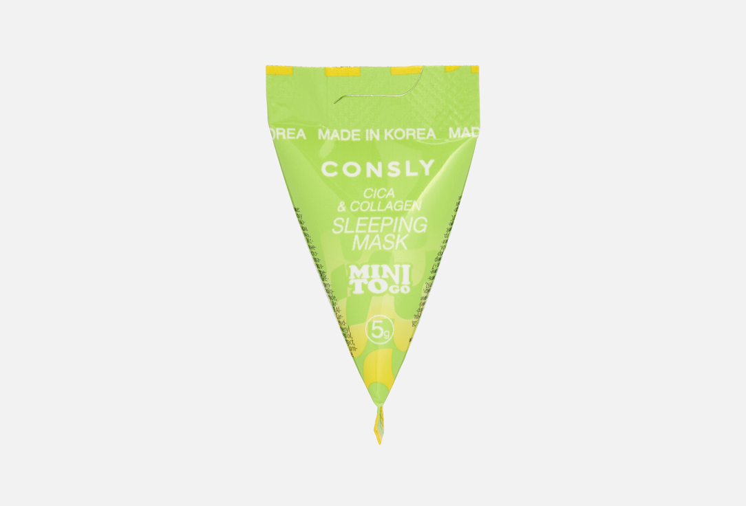Изображение товара Ночная маска для лица CONSLY Mini To Go Cica & Collagen для восстановления и молодости