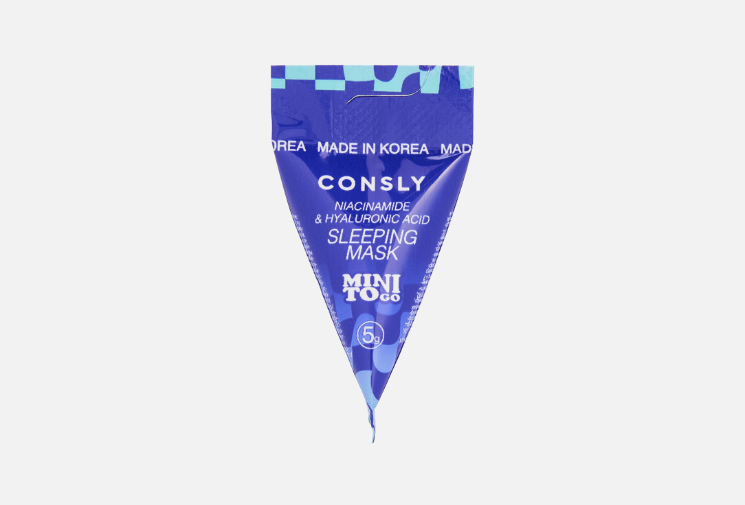 

Ночная маска для лица CONSLY, Mini To Go Niacinamide & Hyaluronic Acid 5 г