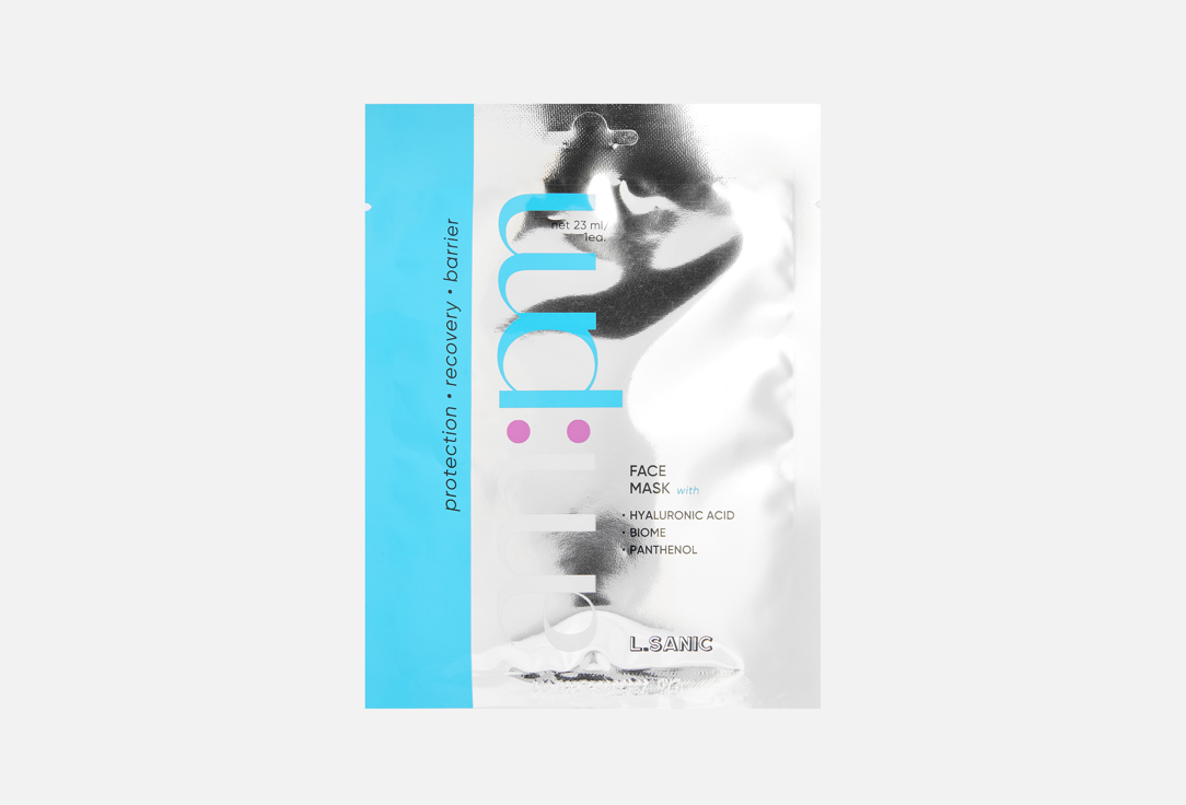 Изображение товара Увлажняющая тканевая маска L.SANIC с гиалуроновой кислотой и пробиотиками