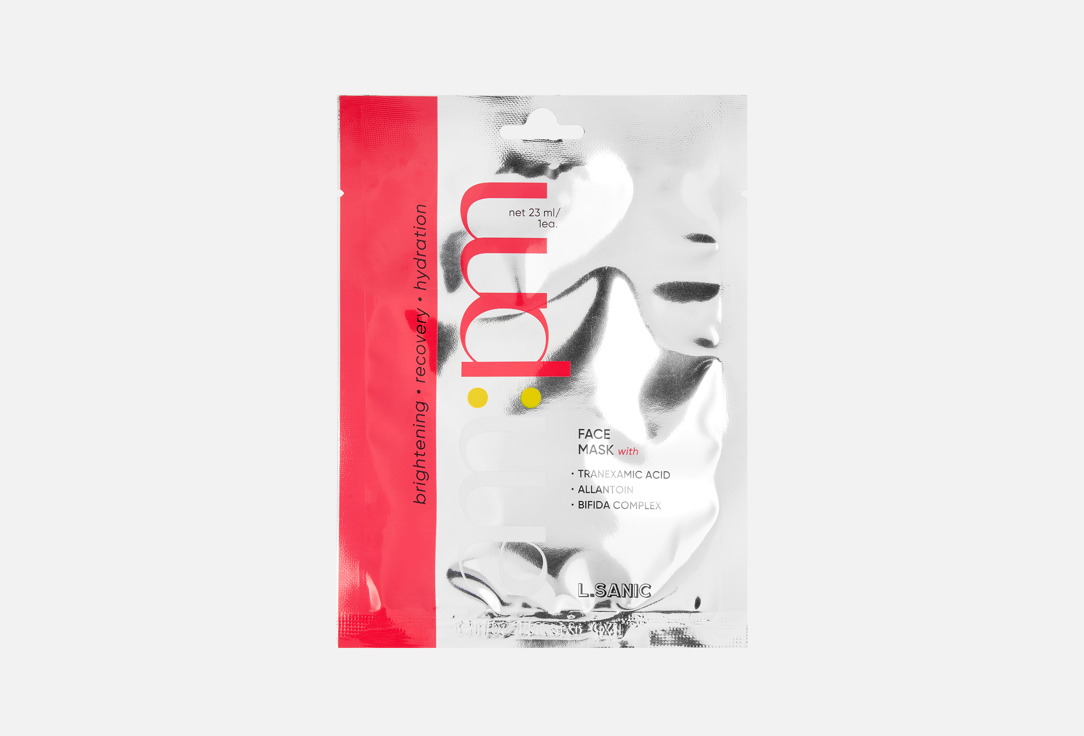 

Балансирующая тканевая маска для лица L.SANIC, TXA and Bifidа Complex 1 шт