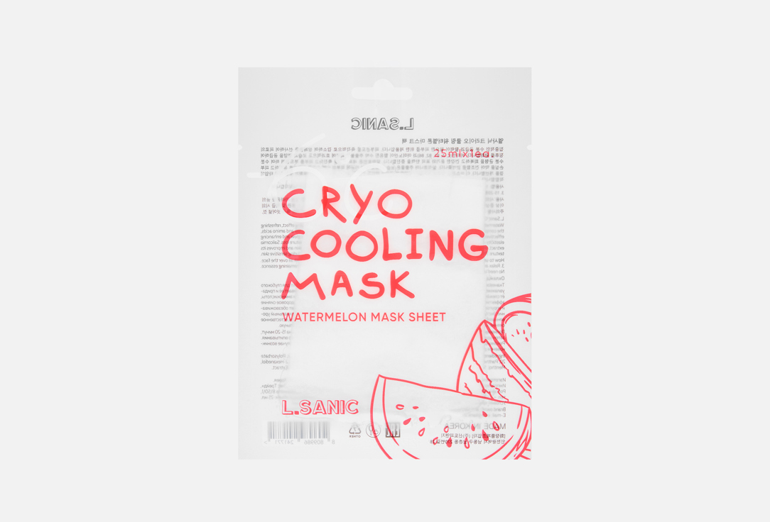 Изображение товара Охлаждающая тканевая маска для лица Watermelon L.SANIC Cryo Cooling 28 г