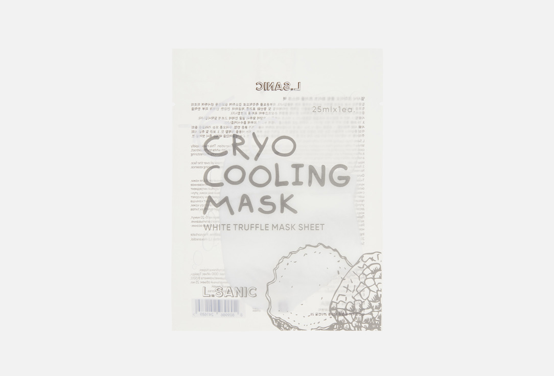 

Охлаждающая тканевая маска для лица L.SANIC, Cryo Cooling White Truffle 1 шт