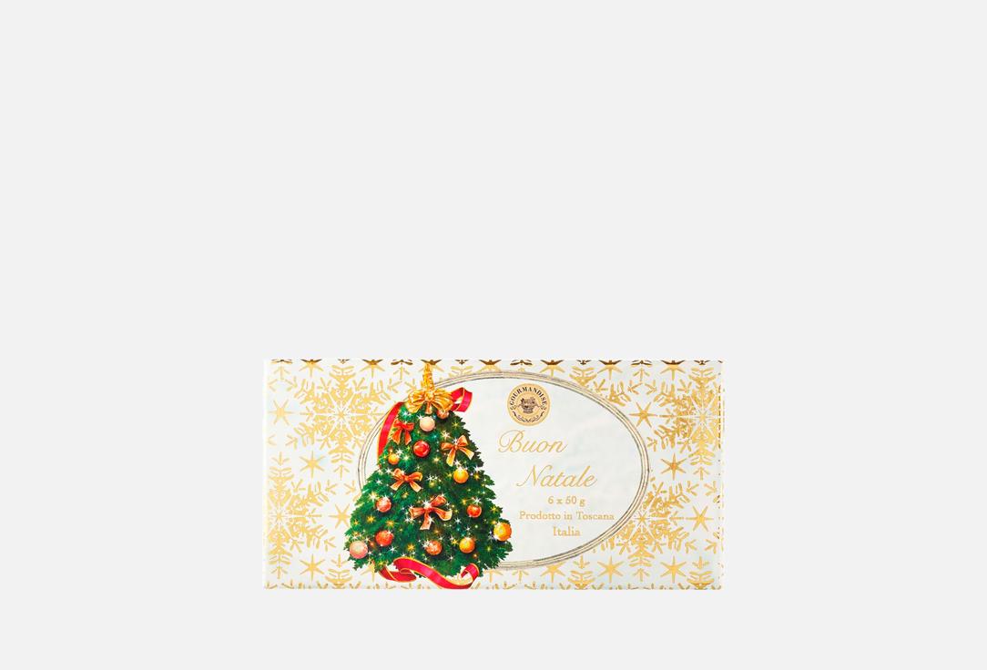 Изображение товара Набор натурального парфюмированного мыла GOURMANDISE Buon Natale 6 шт по 50 гр