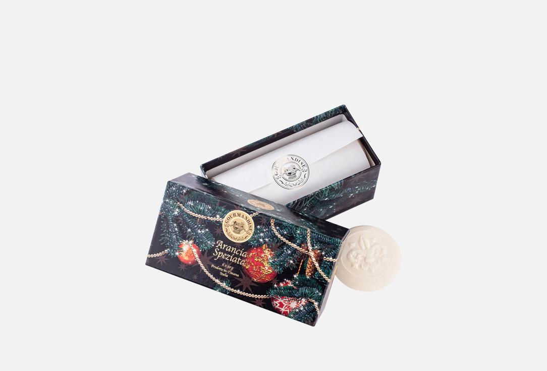 Изображение товара Набор натурального мыла GOURMANDISE Arancia Speziata 6 шт по 50 г Италия