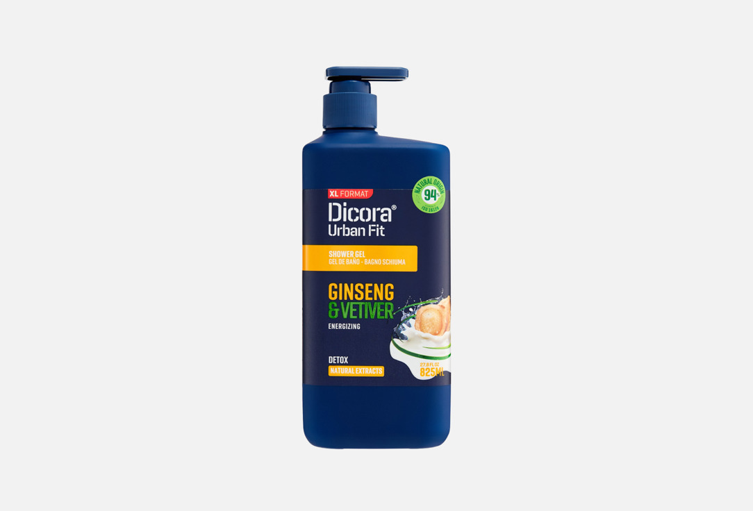 Urban Fit DETOX, Ginseng  & Vetiver 825 мл
