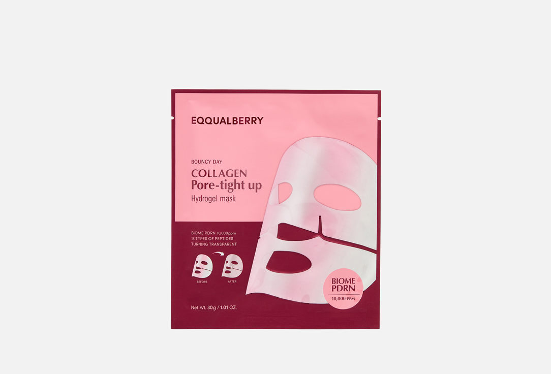 

Гидрогелевая маска для лица EQQUALBERRY, Pore-Tight Up 1 шт