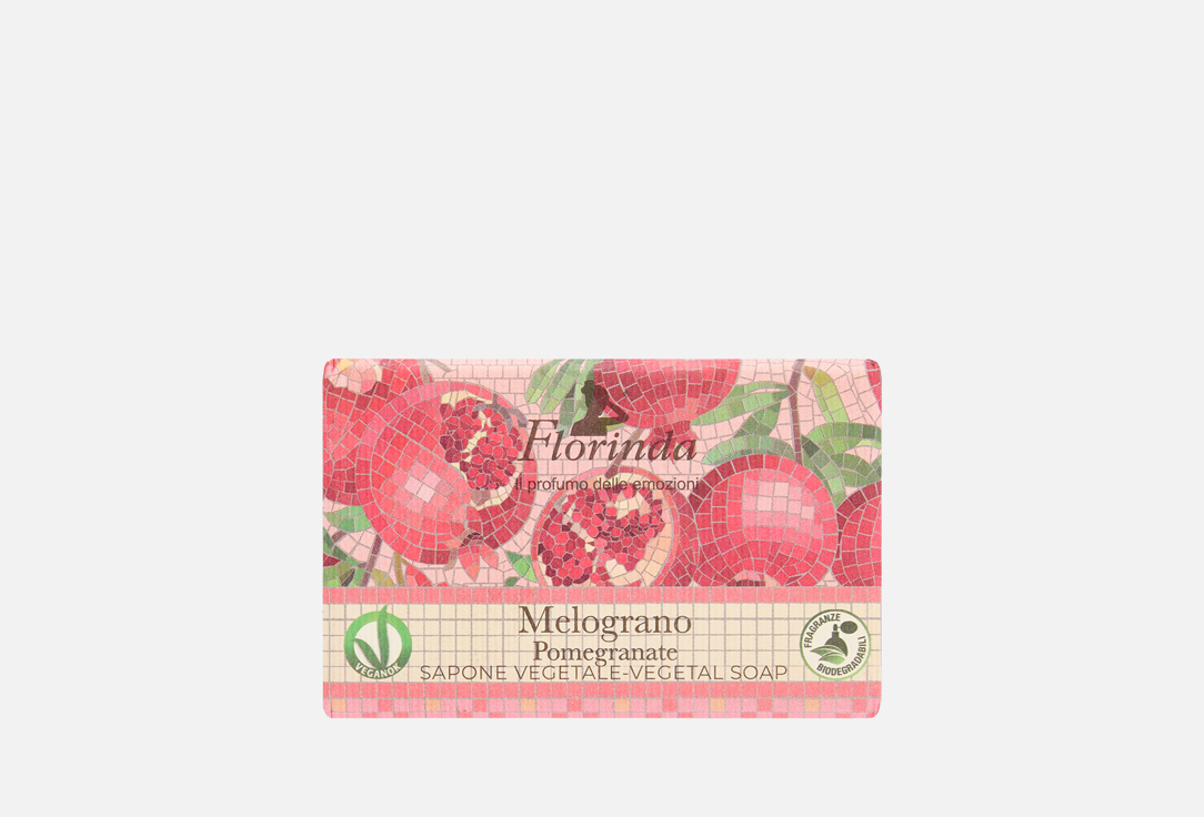 Изображение товара Мыло FLORINDA Pomegranate растительное увлажняющее 50 г Италия