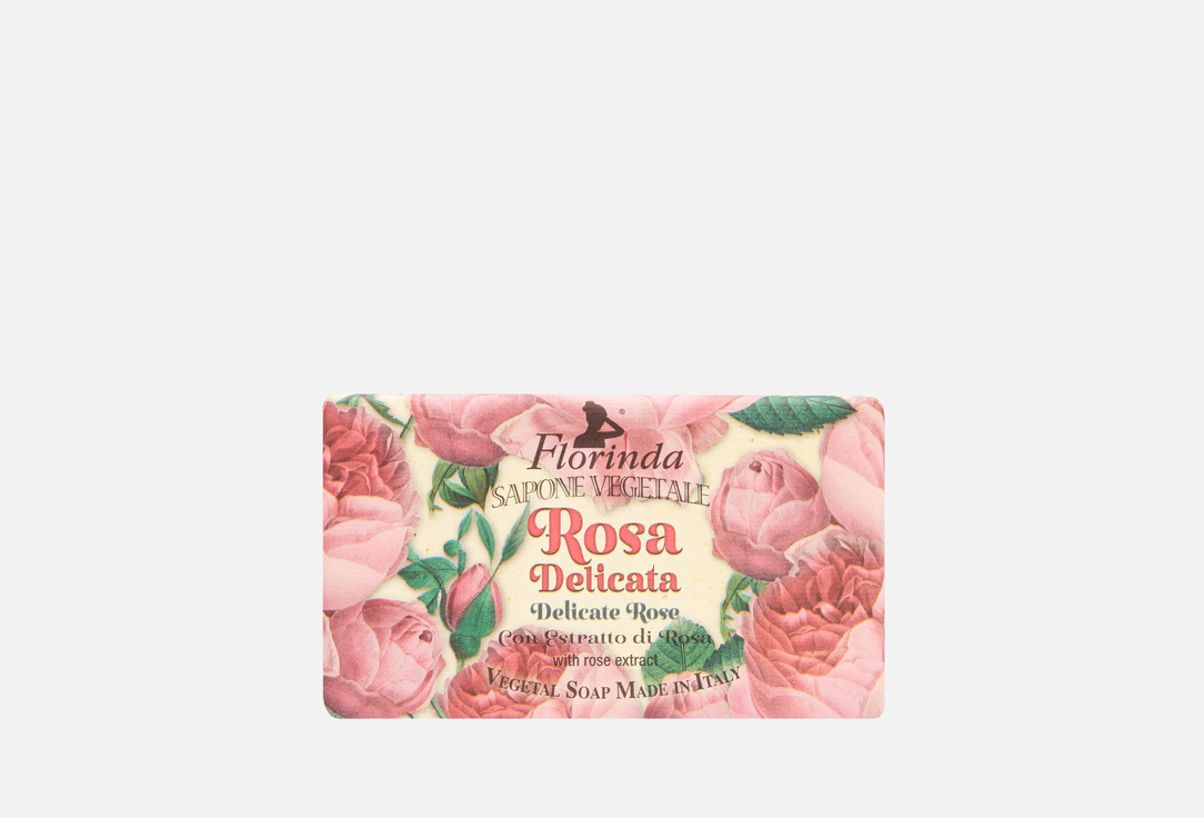 Изображение товара Мыло FLORINDA Rosa Delicata натуральное твердое для лица тела и рук 200 г