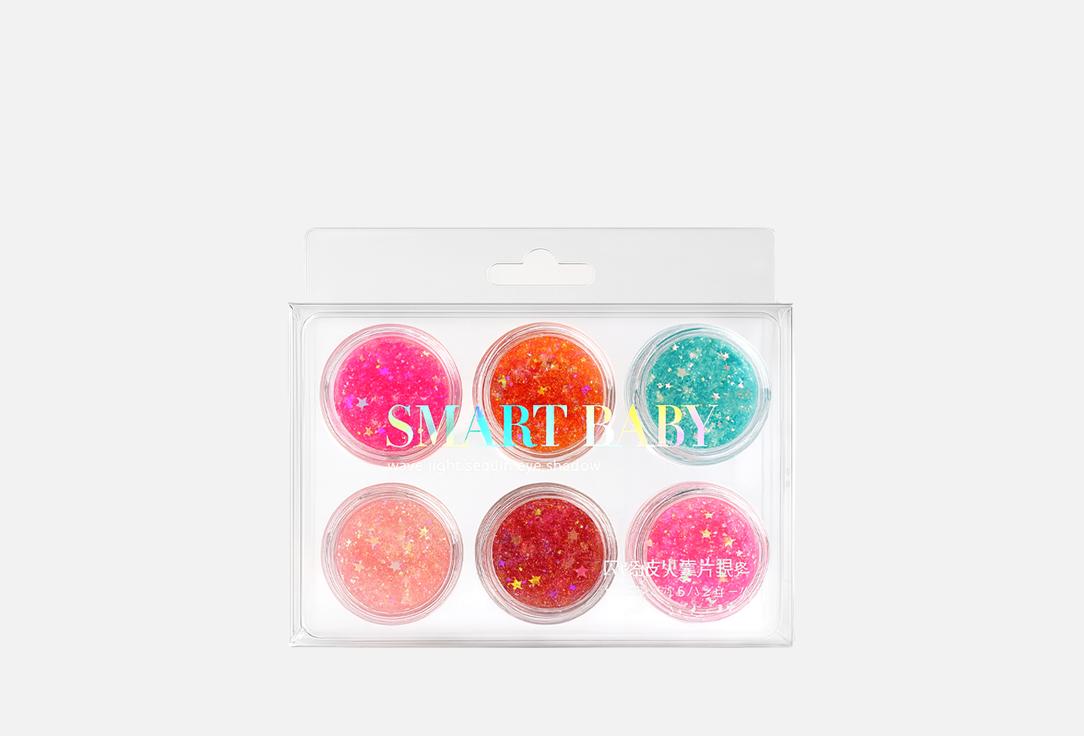 Изображение товара Набор теней-глиттеров SMART BABY GLIMMERING RIPPLE для век
