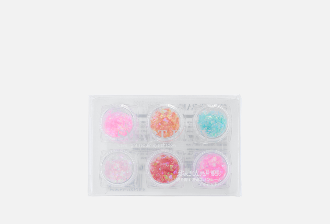 

Набор теней-глиттеров для век SMART BABY, Мультиколор, GLIMMERING RIPPLE 12 г